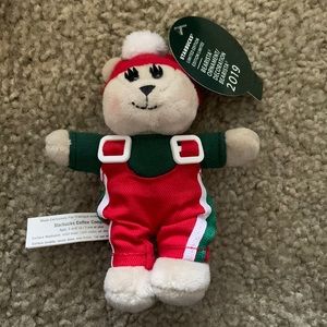 Starbucks 2019 limited edition Bearista Ornament
